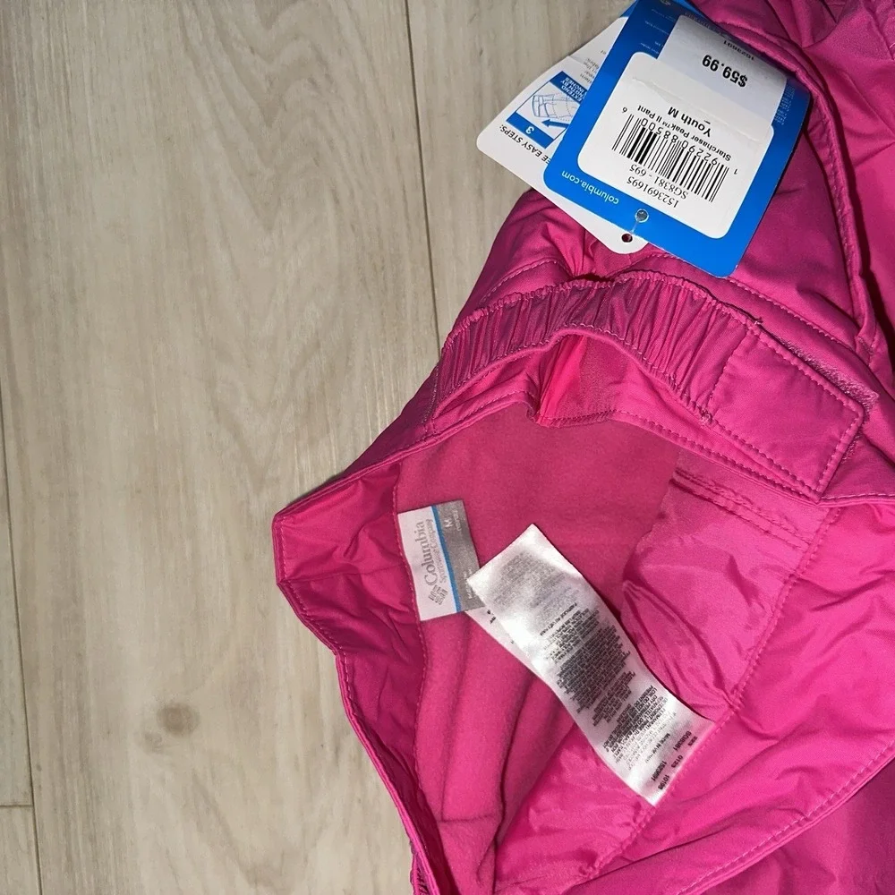 Columbia Pants Girls Youth M Pink Starchaser‎ Peak Ski Snow Waterproof Outgrown